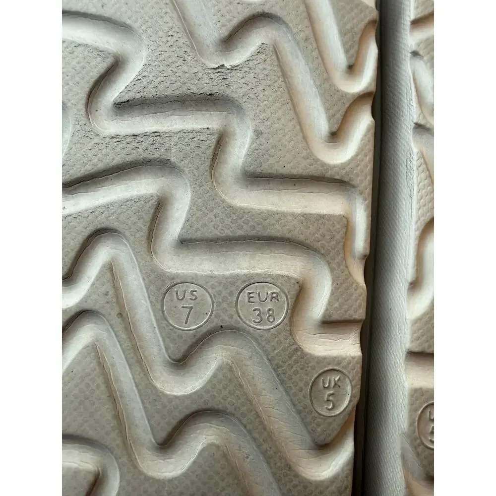 MIA Kiana Platform Footbed Sandals Size 7 Sand Double Buckle Slide - Picture 9 of 11